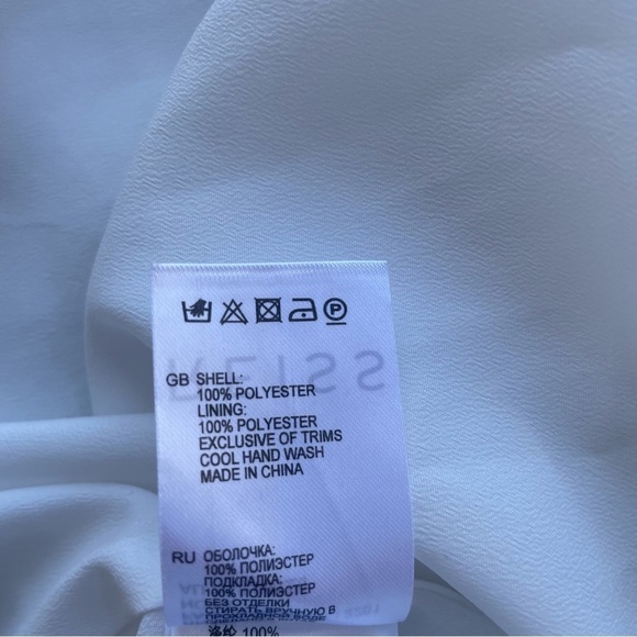 Reiss nova black and white print flowy skirt 30992 - Picture 12 of 13